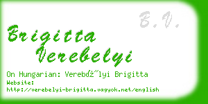 brigitta verebelyi business card